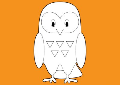 Coloriage de chouette