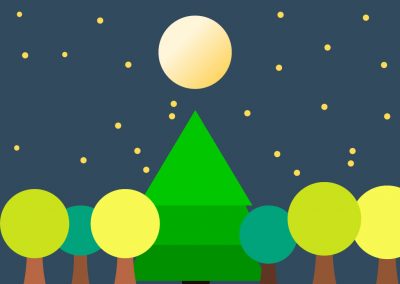 La grande fête des arbres de la forêt