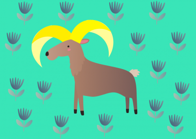 Stella et le mouflon aux cornes d’or