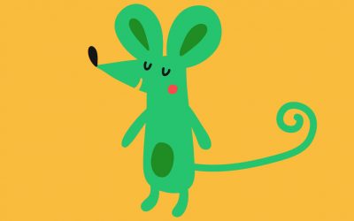 Une souris verte